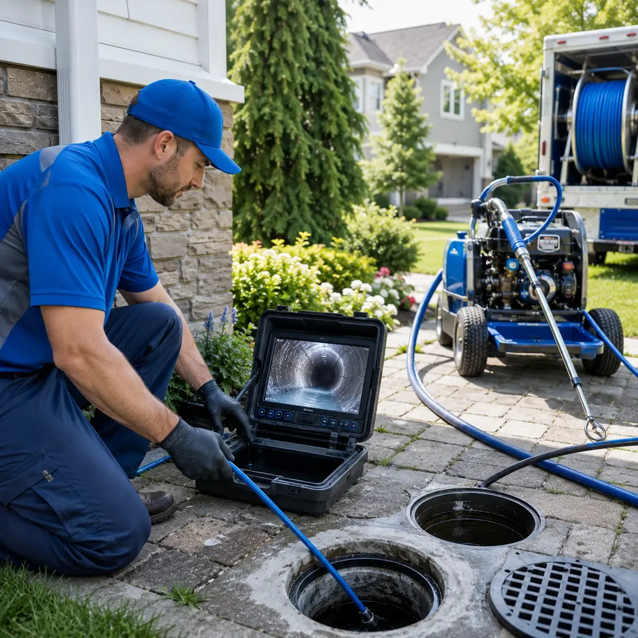 Outdoor drain cleaning professionals serving Hobson, TX