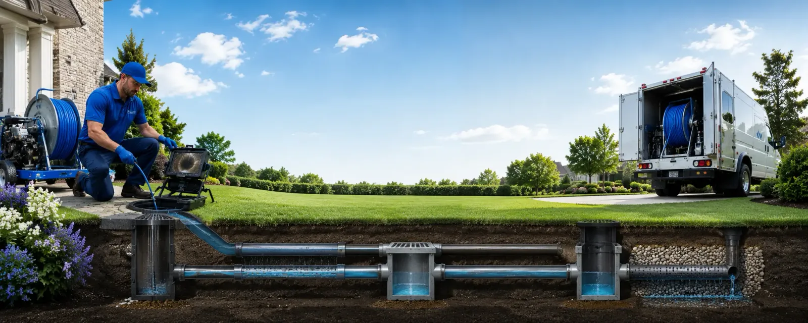 Outdoor drain cleaning information for Hobson, TX